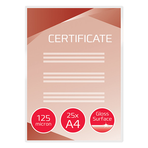 GBC pochette de plastification pour document A4 brillante 2x125 microns (25 pièces) 207591 - 2