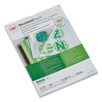 GBC pochette de plastification pour document A4 brillante 2x80 microns (100 pièces) 207590