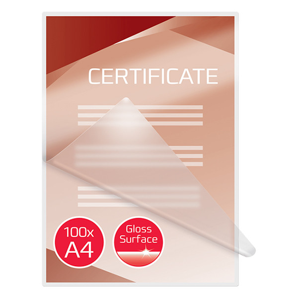 GBC pochette de plastification pour document A4 brillante 2x80 microns (100 pièces) 207590 - 5