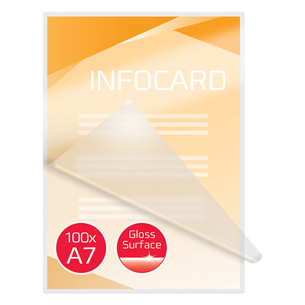 GBC pochette de plastification pour document A7 brillante 2x125 microns (100 pièces) 207020 - 5