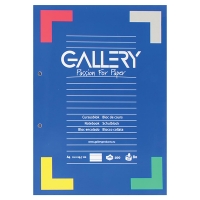 Gallery bloc de cours A4 ligné 80 g/m² 100 feuilles 400637