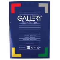 Gallery bloc de cours A4 quadrillé 80 g/m² 100 feuilles 400047
