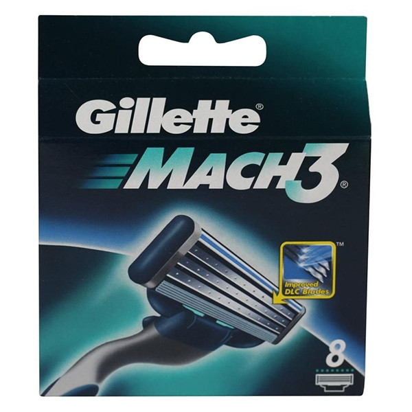 Gillette Mach 3 lames de rasoir (8 pièces) SGI00039 - 1