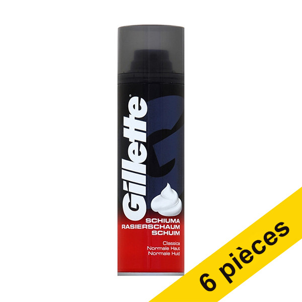 Offre : 6x Gillette Regular mousse à raser (300 ml) SGI00108 - 1