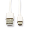 Goobay câble USB-A vers USB-C (3 mètres) - blanc K010214055 - 1