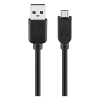 Goobay câble USB-A vers micro-USB (3 mètres) - noir N010201015 - 3