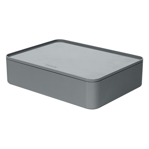 HAN Allison box organisateur intelligent avec couvercle - gris granit 218063 - 1