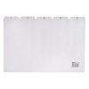 HAN intercalaire pour boîte à fiches 297 x 210/220 mm A4 (1 lot) - gris 218057 - 1