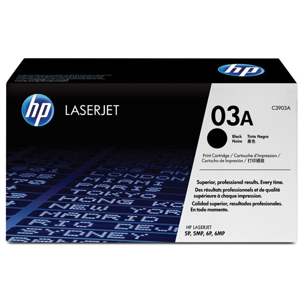 HP 03A (C3903A / EP-V) toner (d'origine) - noir 032072 - 1