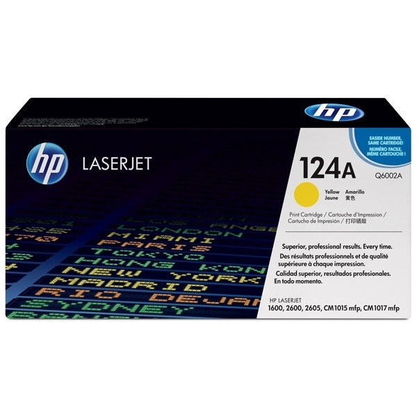 HP 124A (Q6002A) toner (d'origine) - jaune 039550 - 1