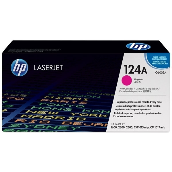 HP 124A (Q6003A) toner (d'origine) - magenta 039555 - 1