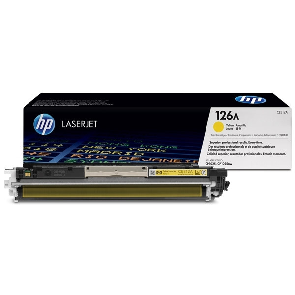 HP 126A (CE312A) toner (d'origine) - jaune 054004 - 1