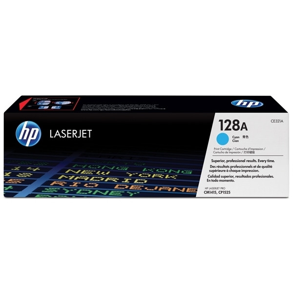 HP 128A (CE321A) toner (d'origine) - cyan 054012 - 1