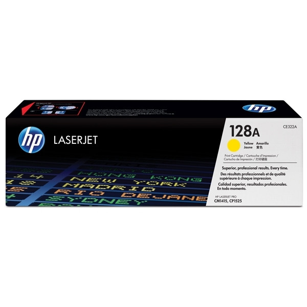 HP 128A (CE322A) toner (d'origine) - jaune 054014 - 1