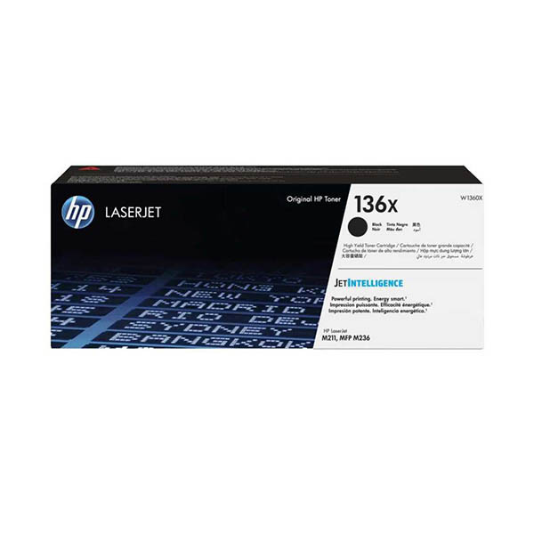 HP 136X (W1360X) toner haute capacité (d'origine) - noir 133102 - 1