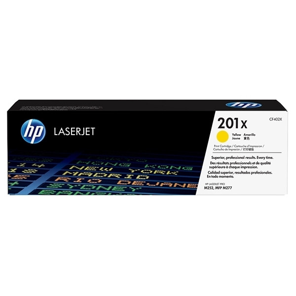 HP 201X (CF402X) toner haute capacité (d'origine) - jaune 054864 - 1