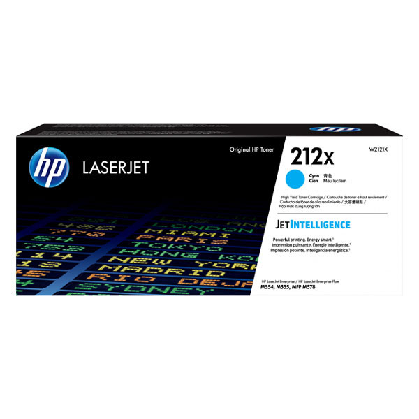 HP 212X (W2121X) toner haute capacité (d'origine) - cyan 093098 - 1