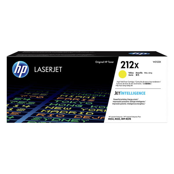 HP 212X (W2122X) toner haute capacité (d'origine) - jaune 093102 - 1