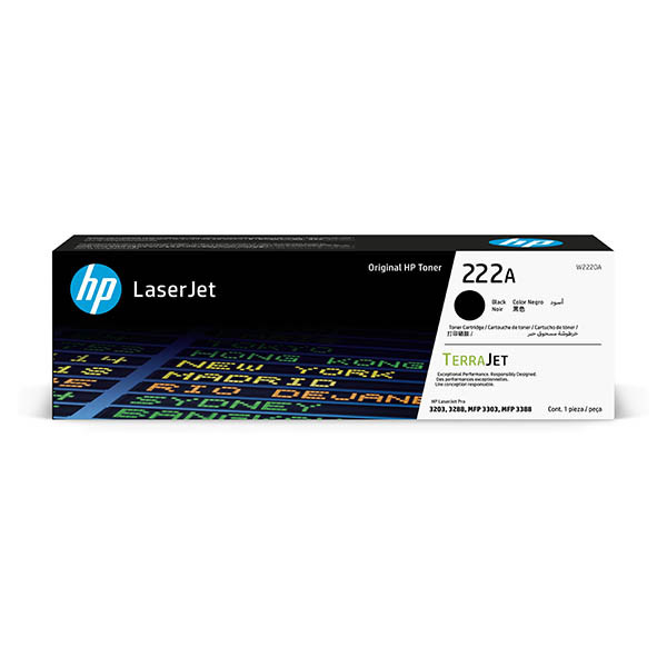HP 222A (W2220A) toner (d'origine) - noir 093352 - 1