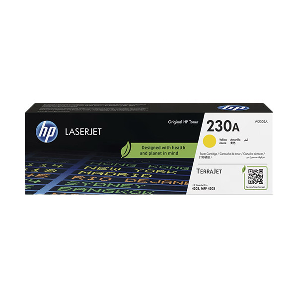 HP 230A (W2302A) toner (d'origine) - jaune 133056 - 1