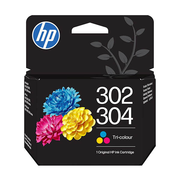 HP 302/304 (B7RT6AE) cartouche d'encre d'origine - couleur 055628 - 1