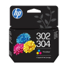 HP 302/304 (B7RT6AE) cartouche d'encre d'origine - couleur 055628 - 1