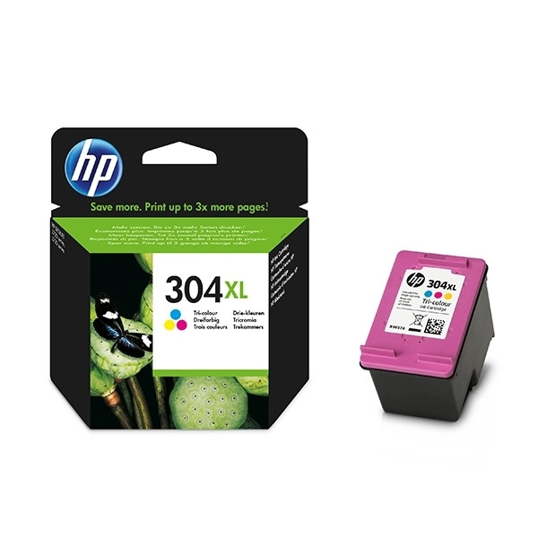 HP 304XL (N9K07AE) cartouche d'encre haute capacité (d'origine) - couleur 030686 - 1
