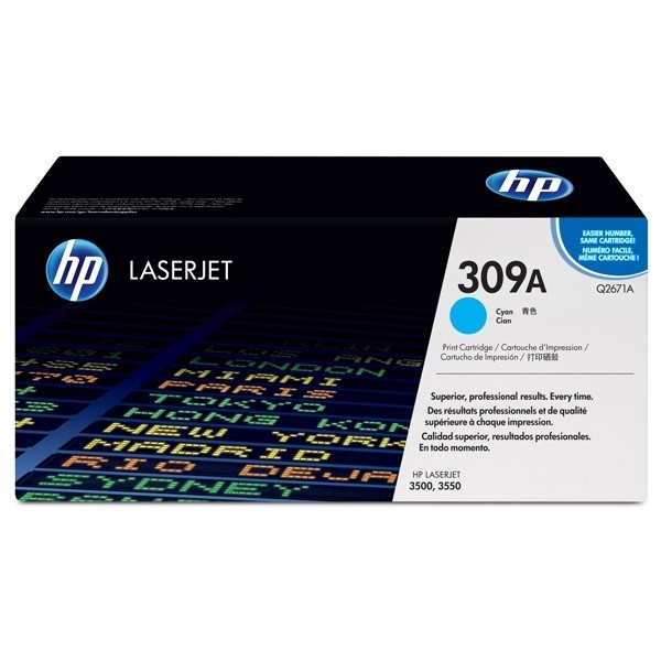 HP 309A (Q2671A) toner (d'origine) - cyan 039320 - 1