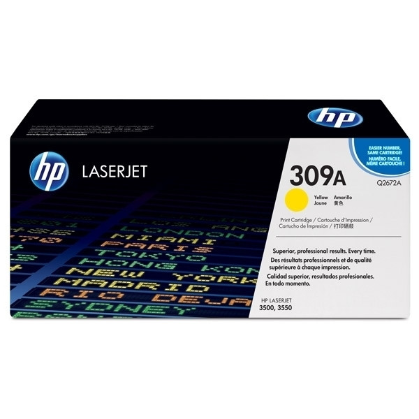 HP 309A (Q2672A) toner (d'origine) - jaune 039330 - 1