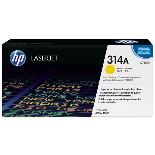 HP 314A (Q7562A) toner (d'origine) - jaune 039570 - 1