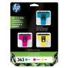 HP 363 (CB333EE) multipack cyan/magenta/jaune (d&#039;origine) 044440