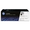 HP 36AD (CB436AD) pack double toner (d'origine) - noir