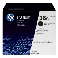 HP 38D (Q1338D) pack double toner (d'origine) - noir 054096