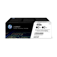 HP 410X (CF410XD) toner haute capacité duopack (d'origine) - noir 054272