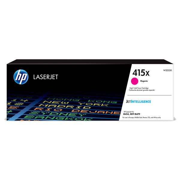 HP 415X (W2033X) toner haute capacité (d'origine) - magenta 055448 - 1