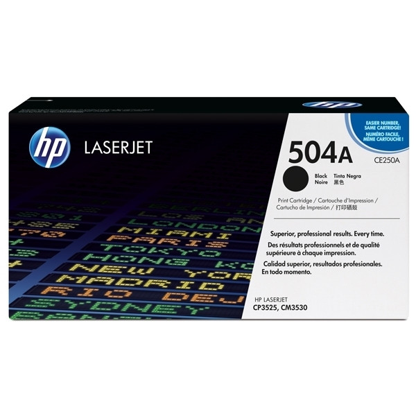 HP 504A (CE250A) toner (d'origine) - noir 039830 - 1