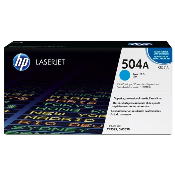 HP 504A (CE251A) toner (d'origine) - cyan 039834 - 1