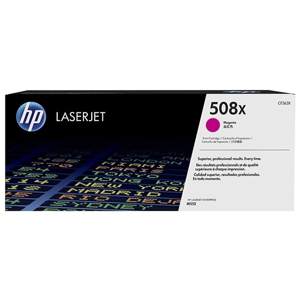 HP 508X (CF363X) toner haute capacité (d'origine) - magenta 054852 - 1