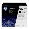 HP 51XD (Q7551XD) toner haute capacité duopack (d'origine) - noir