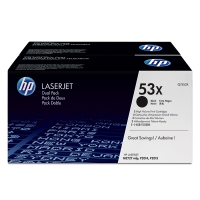HP 53XD (Q7553XD) Pack double toner haute capacité (d'origine) - noir 054078