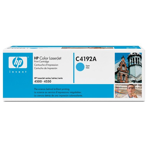 HP 640A (C4192A / EP-83C) toner cyan (d'origine) 039090 - 1