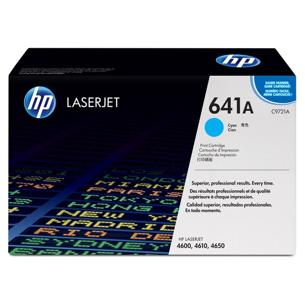 HP 641A (C9721A / EP-85C) toner (d'origine) - cyan 039130 - 1
