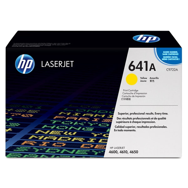 HP 641A (C9722A / EP-85Y) toner (d'origine) - jaune 039140 - 1