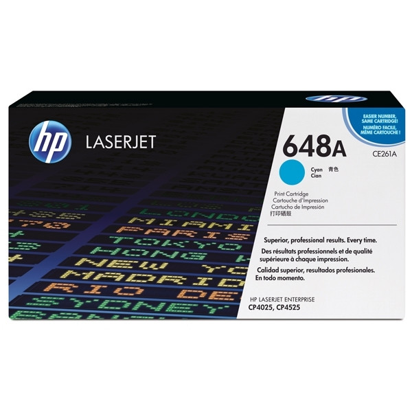 HP 648A (CE261A) toner (d'origine) - cyan 039896 - 1