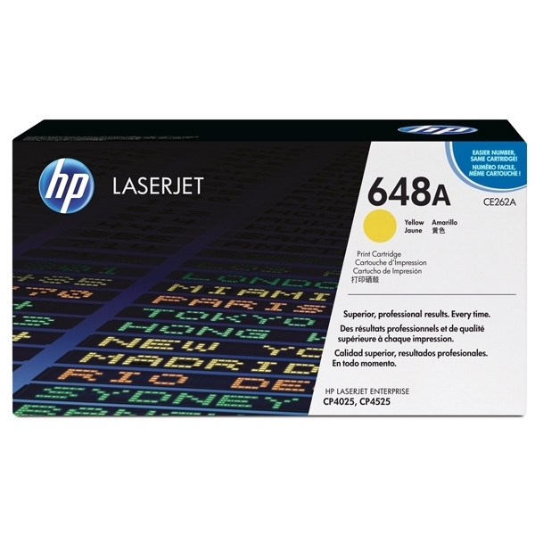 HP 648A (CE262A) toner (d'origine) - jaune 039898 - 1