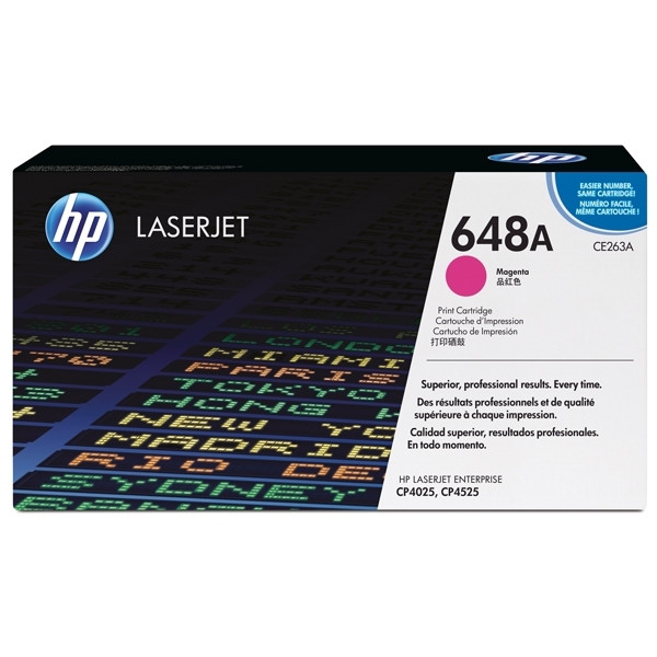 HP 648A (CE263A) toner (d'origine) - magenta 039900 - 1