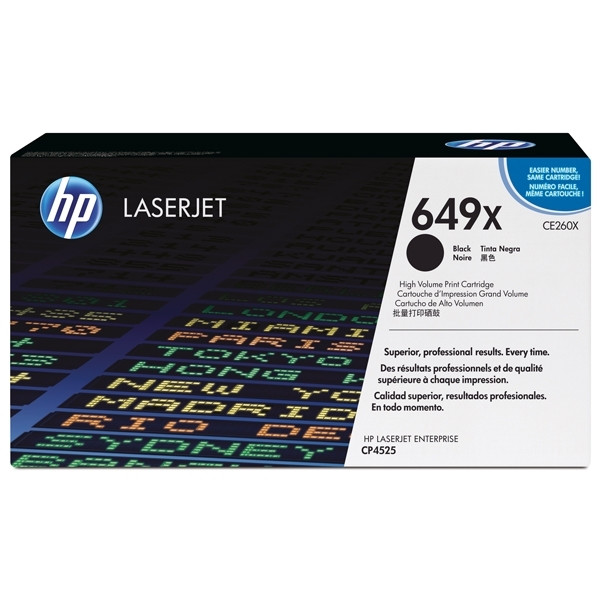 HP 649x (CE260X) toner haute capacité (d'origine) - noir 039894 - 1