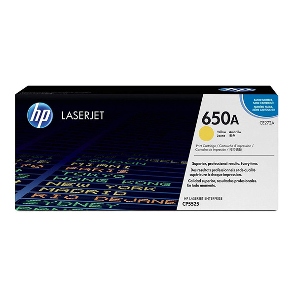 HP 650A (CE272A) toner (d'origine) - jaune 039966 - 1