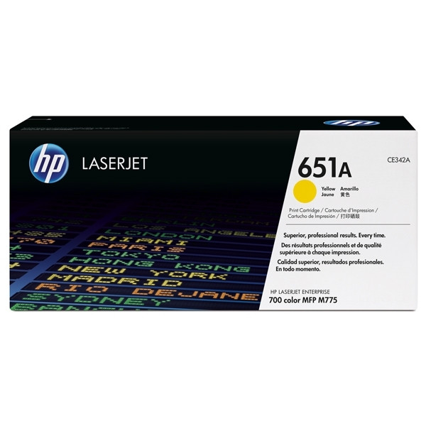 HP 651A (CE342A) toner (d'origine) - jaune 054660 - 1