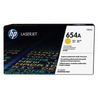 HP 654A (CF332A) toner (d'origine) - jaune 054796